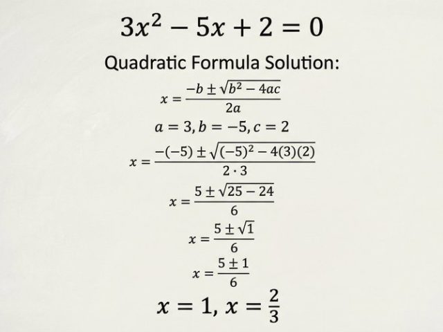 Step-by-Step Quadratic Formula Breakdown for Solving Any Formula