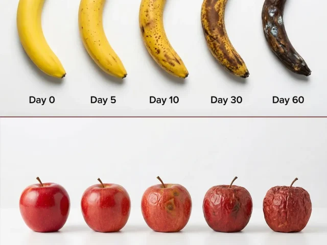 60-day change in fruits and vegetables