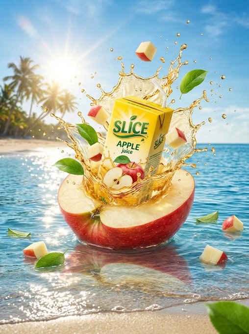 Dynamic Tropical Fruit Juice Splash & Packaging Mockup