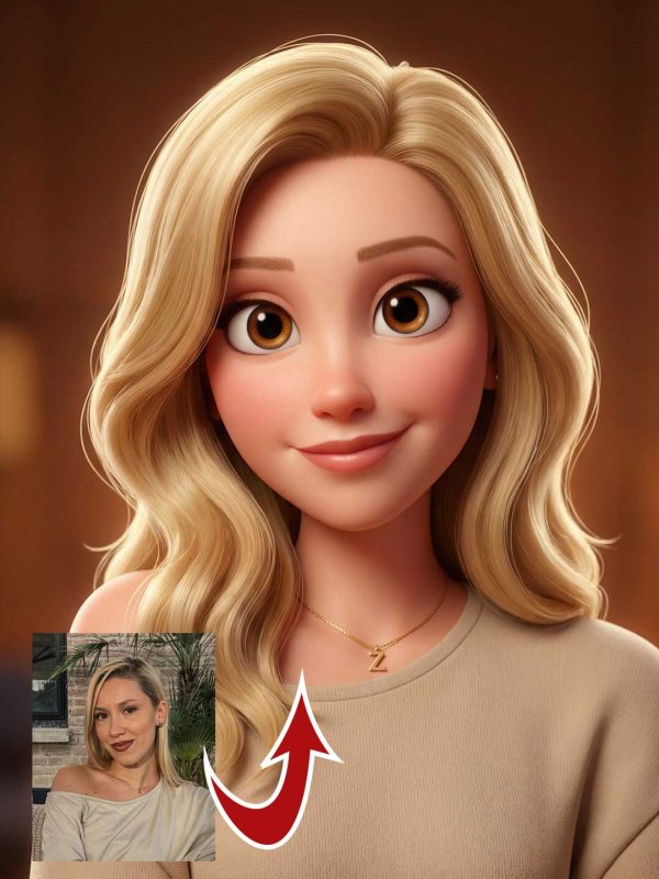 Cinematic Pixar-Style 3D Character Portrait