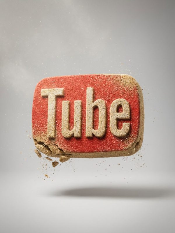 Hyper-Realistic Levitating Sand Sculpture Logo Mockup